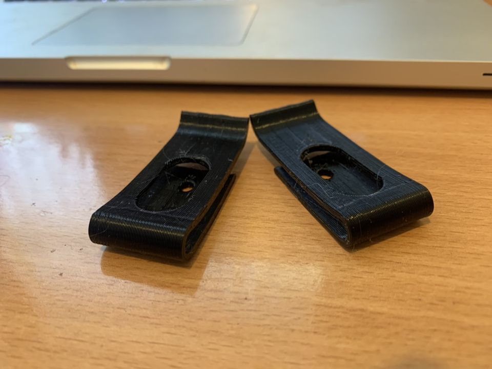 3D Printed Ford Capri seatbelt clips